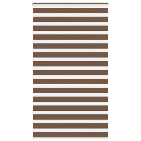 Vidaxx Zebra-Rollo 120x200 cm Stoffbreite 115,9 cm Polyester braun