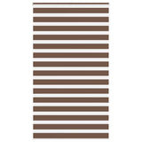 VidaXL Zebra-Rollo 130x200 cm Stoffbreite 125,9 cm Polyester braun