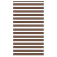 VidaXL Zebra-Rollo 135x200 cm Stoffbreite 130,9 cm Polyester braun