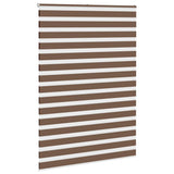 VidaXL Zebra-Rollo 165x200 cm Stoffbreite 160,9 cm Polyester braun