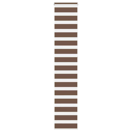 Vidaxx Zebra-Rollo 40x230 cm Stoffbreite 35,9 cm Polyester braun