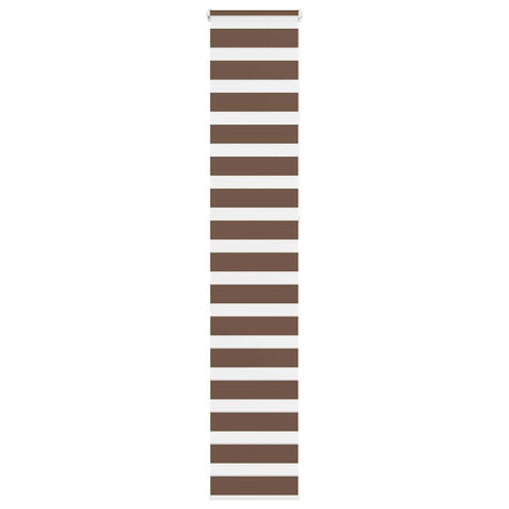 Vidaxx Zebra-Rollo 45x230 cm Stoffbreite 40,9 cm Polyester braun