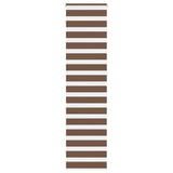 Vidaxx Zebra-Rollo 55x230 cm Stoffbreite 50,9 cm Polyester braun