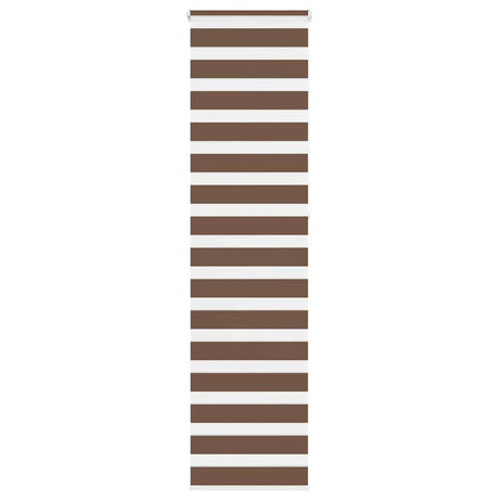 Vidaxx Zebra-Rollo 55x230 cm Stoffbreite 50,9 cm Polyester braun