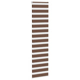 Vidaxx Zebra-Rollo 55x230 cm Stoffbreite 50,9 cm Polyester braun