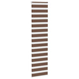 Vidaxx Zebra-Rollo 60x230 cm Stoffbreite 55,9 cm Polyester braun