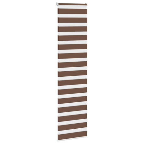 Vidaxx Zebra-Rollo 60x230 cm Stoffbreite 55,9 cm Polyester braun