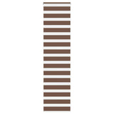 Vidaxx Zebra-Rollo 65x230 cm Stoffbreite 60,9 cm Polyester braun