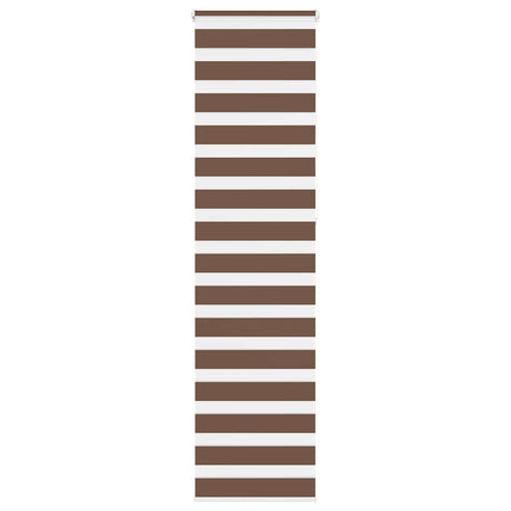 Vidaxx Zebra-Rollo 65x230 cm Stoffbreite 60,9 cm Polyester braun