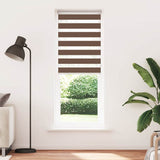 Vidaxx Zebra-Rollo 75x230 cm Stoffbreite 70,9 cm Polyester braun