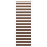 Vidaxx Zebra-Rollo 80x230 cm Stoffbreite 75,9 cm Polyester braun