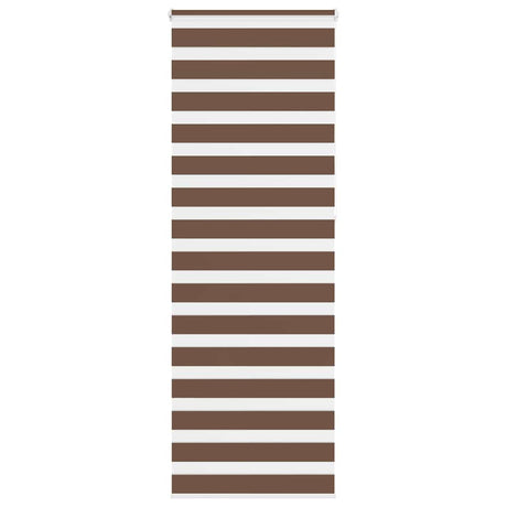 Vidaxx Zebra-Rollo 80x230 cm Stoffbreite 75,9 cm Polyester braun