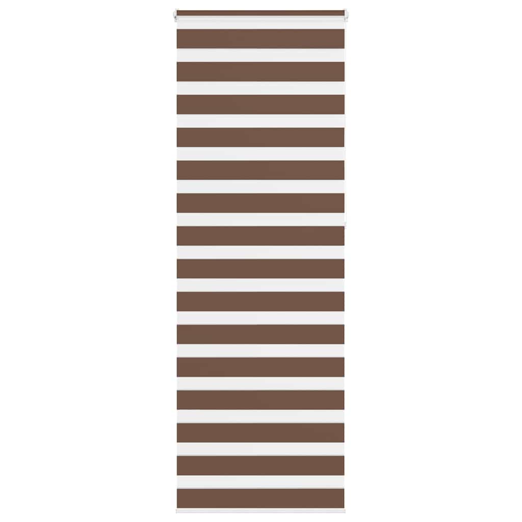 Vidaxx Zebra-Rollo 85x230 cm Stoffbreite 80,9 cm Polyester braun