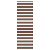 Vidaxx Zebra-Rollo 85x230 cm Stoffbreite 80,9 cm Polyester braun