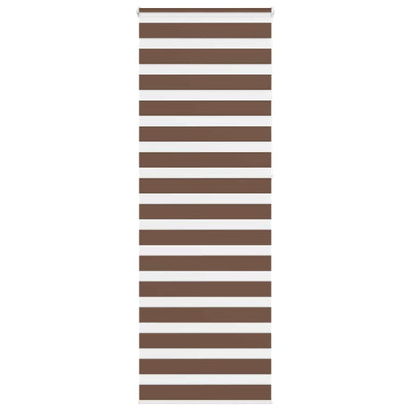 Vidaxx Zebra-Rollo 85x230 cm Stoffbreite 80,9 cm Polyester braun