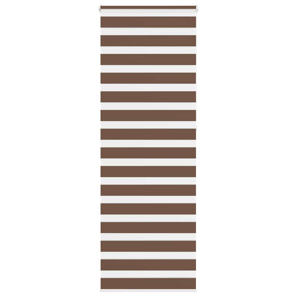 Vidaxx Zebra-Rollo 90x230 cm Stoffbreite 85,9 cm Polyester braun