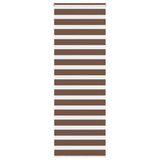 Vidaxx Zebra-Rollo 90x230 cm Stoffbreite 85,9 cm Polyester braun