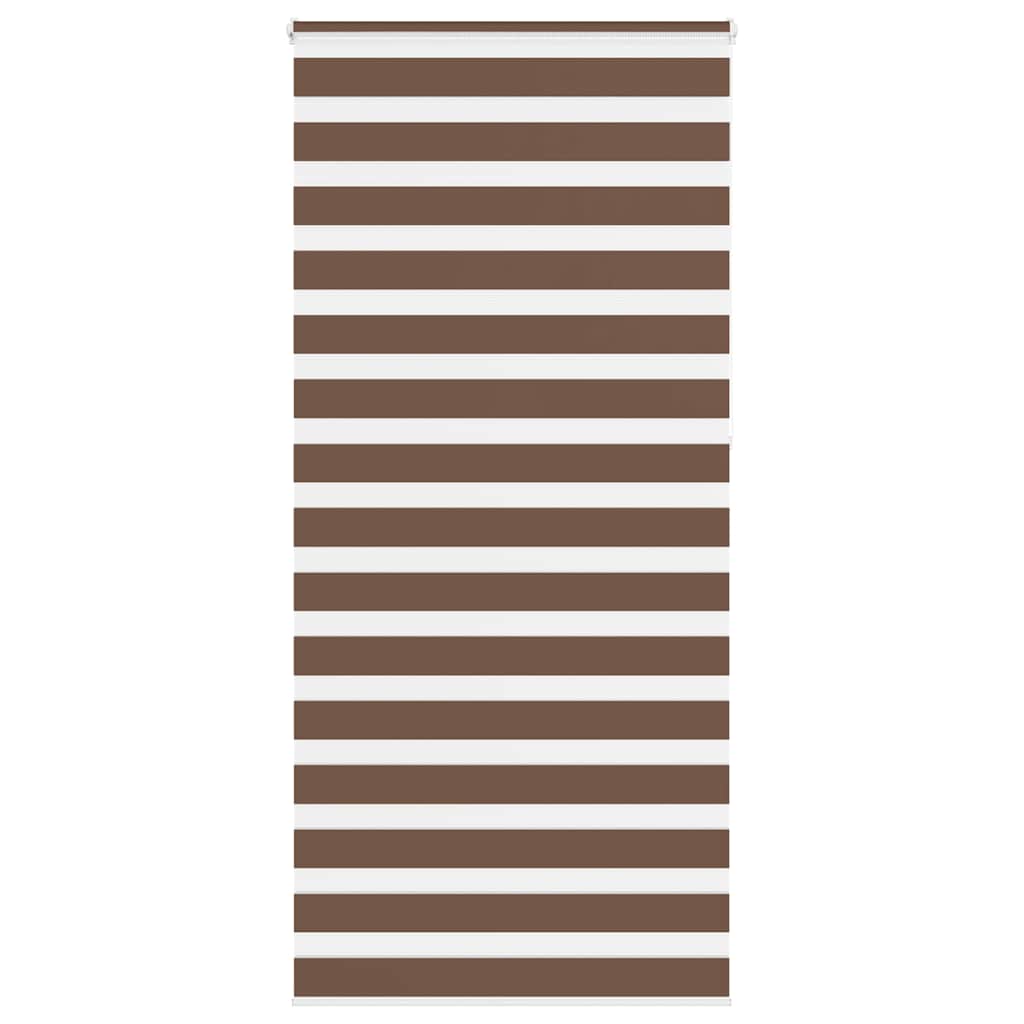 Vidaxx Zebra-Rollo 100x230 cm Stoffbreite 95,9 cm Polyester braun