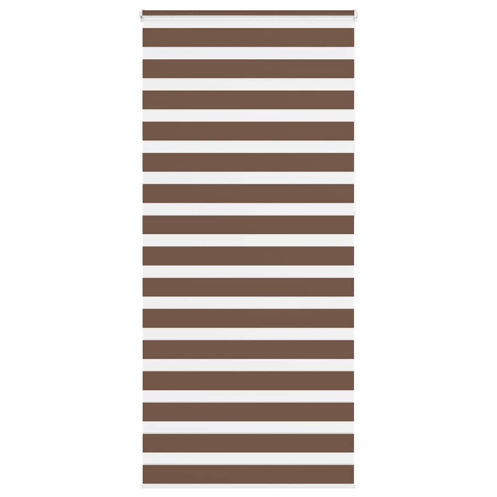 VidaXL Zebra-Rollo 105x230 cm Stoffbreite 100,9 cm Polyester braun