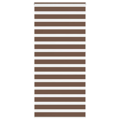 VidaXL Zebra-Rollo 105x230 cm Stoffbreite 100,9 cm Polyester braun