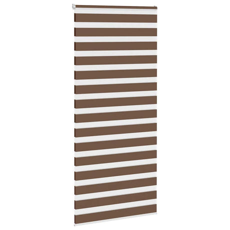VidaXL Zebra-Rollo 105x230 cm Stoffbreite 100,9 cm Polyester braun