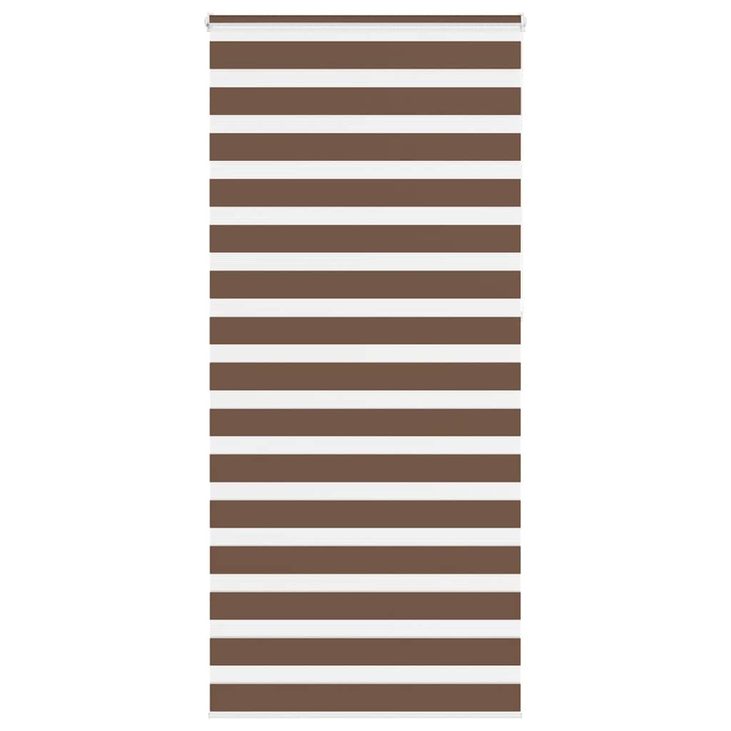 VidaXL Zebra-Rollo 110x230 cm Stoffbreite 105,9 cm Polyester braun