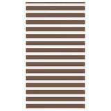 VidaXL Zebra-Rollo 130x230 cm Stoffbreite 125,9 cm Polyester braun