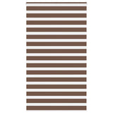 VidaXL Zebra-Rollo 135x230 cm Stoffbreite 130,9 cm Polyester braun