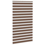 VidaXL Zebra-Rollo 135x230 cm Stoffbreite 130,9 cm Polyester braun
