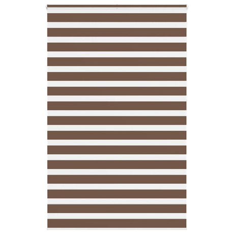 Vidaxx Zebra-Rollo 145x230 cm Stoffbreite 140,9 cm Polyester braun