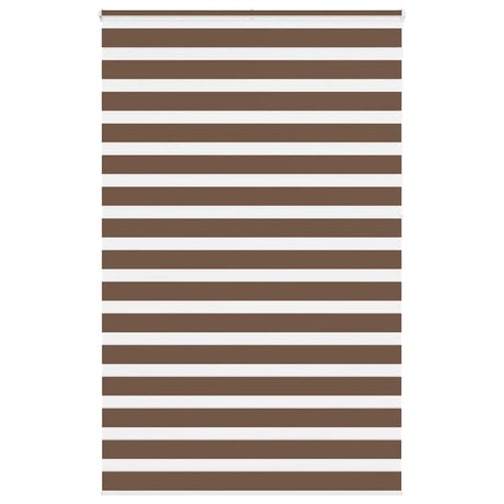VidaXL Zebra-Rollo 150x230 cm Stoffbreite 145,9 cm Polyester braun