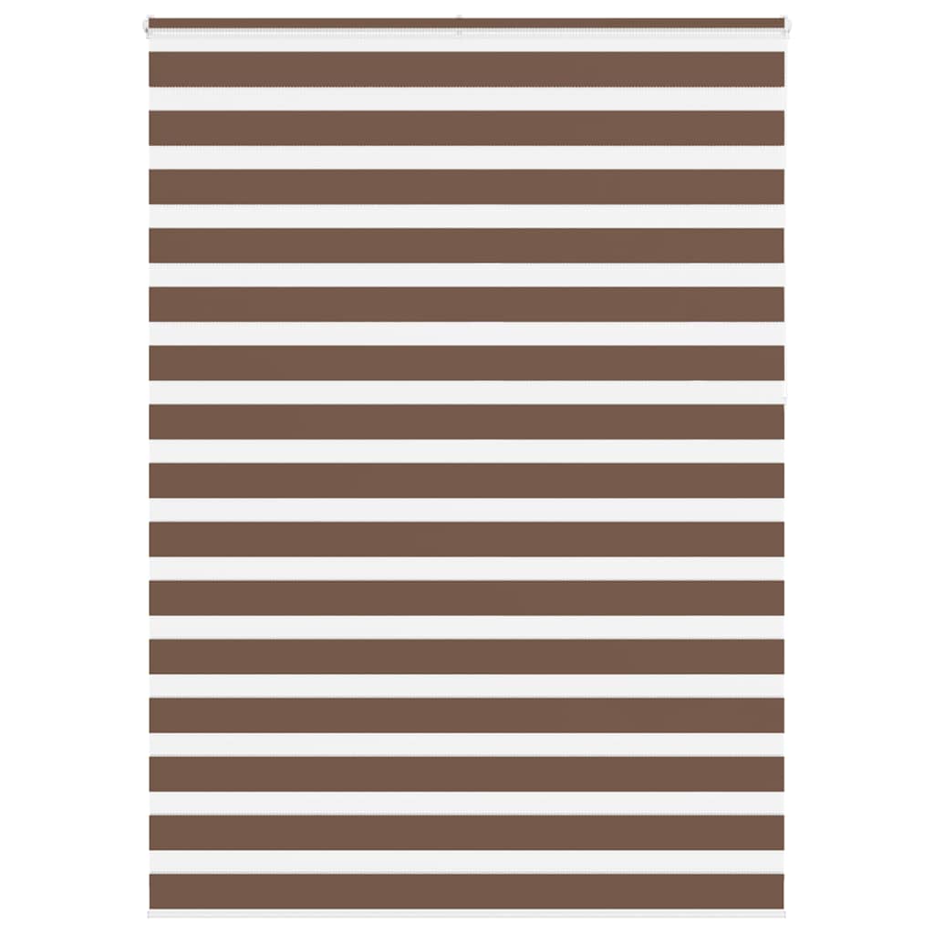 VidaXL Zebra-Rollo 160x230 cm Stoffbreite 155,9 cm Polyester braun