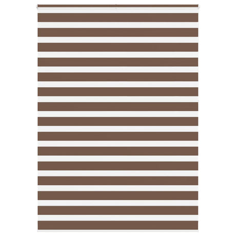 VidaXL Zebra-Rollo 165x230 cm Stoffbreite 160,9 cm Polyester braun