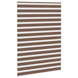 VidaXL Zebra-Rollo 165x230 cm Stoffbreite 160,9 cm Polyester braun