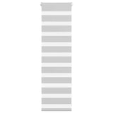 VidaXL Zebra-Rollo 45x100 cm Stoffbreite 40,9 cm Hellgrau
