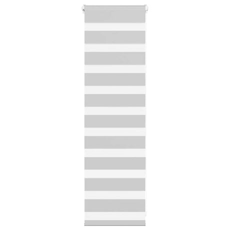 VidaXL Zebra-Rollo 50x100 cm Stoffbreite 45,9 cm Hellgrau