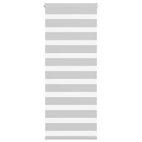 VidaXL Zebra-Rollo 60x100 cm Stoffbreite 55,9 cm Hellgrau
