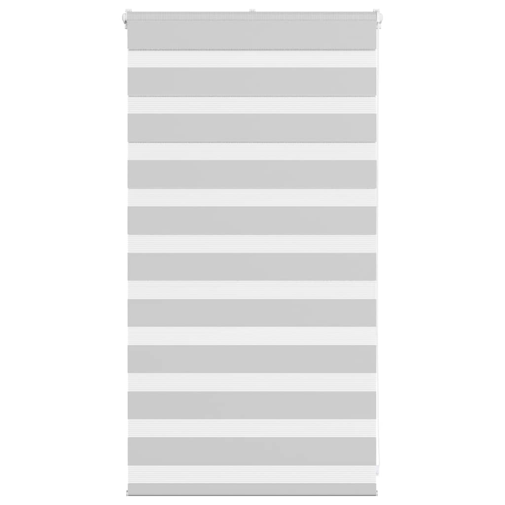 VidaXL Zebra-Rollo 90x100 cm Stoffbreite 85,9 cm Hellgrau