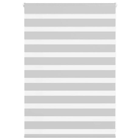 VidaXL Zebra-Rollo 100x100 cm Stoffbreite 95,9 cm Hellgrau