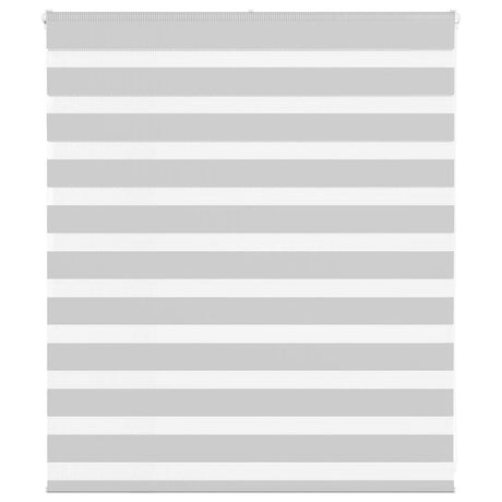 VidaXL Zebra-Rollo 120x100 cm Stoffbreite 115,9 cm Hellgrau