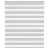 VidaXL Zebra-Rollo 125x100 cm Stoffbreite 120,9 cm Hellgrau