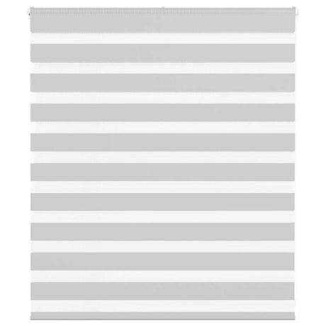 VidaXL Zebra-Rollo 125x100 cm Stoffbreite 120,9 cm Hellgrau