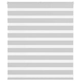 VidaXL Zebra-Rollo 135x100 cm Stoffbreite 130,9 cm Hellgrau