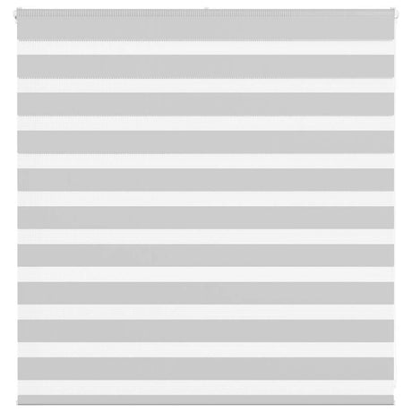 VidaXL Zebra-Rollo 140x100 cm Stoffbreite 135,9 cm Hellgrau