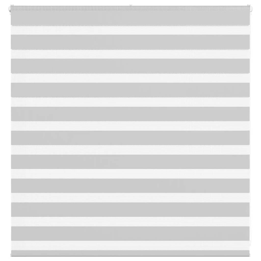 VidaXL Zebra-Rollo 145x100 cm Stoffbreite 140,9 cm Hellgrau