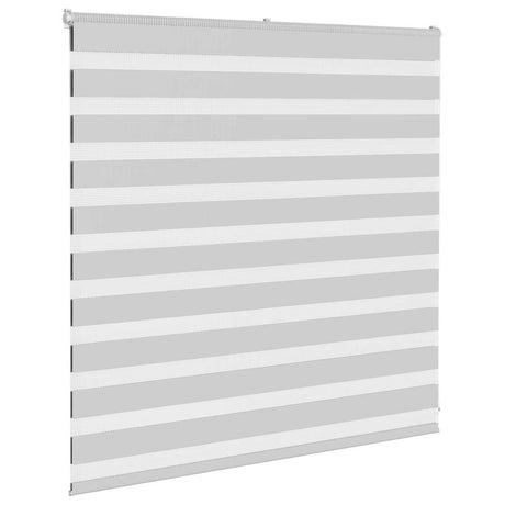 VidaXL Zebra-Rollo 150x100 cm Stoffbreite 145,9 cm Hellgrau