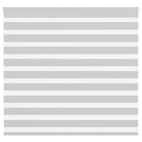VidaXL Zebra-Rollo 155x100 cm Stoffbreite 150,9 cm Hellgrau