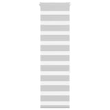 VidaXL Zebra-Rollo 45x150 cm Stoffbreite 40,9 cm Hellgrau