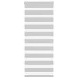 VidaXL Zebra-Rollo 55x150 cm Stoffbreite 50,9 cm Hellgrau