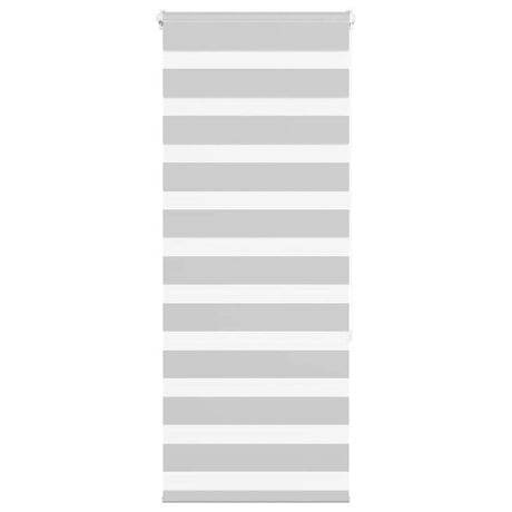 VidaXL Zebra-Rollo 60x150 cm Stoffbreite 55,9 cm Hellgrau